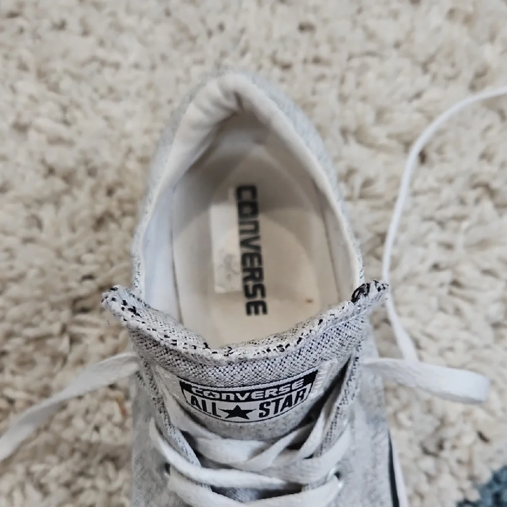 Casual Gray and White Women's Sneakers - Picture 8 of 14